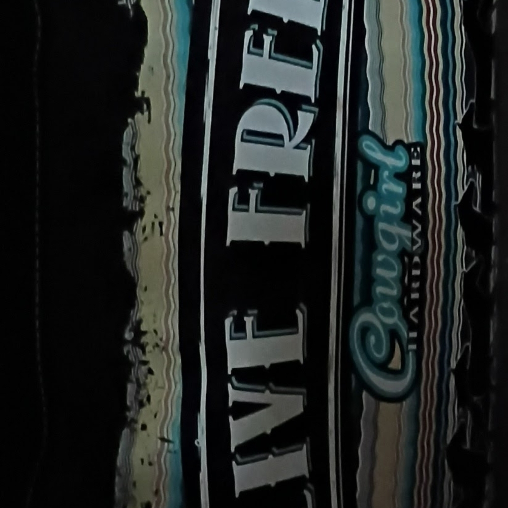 Black and Teal Women's Large Rolling  Dufflebag - Picture 4 of 8